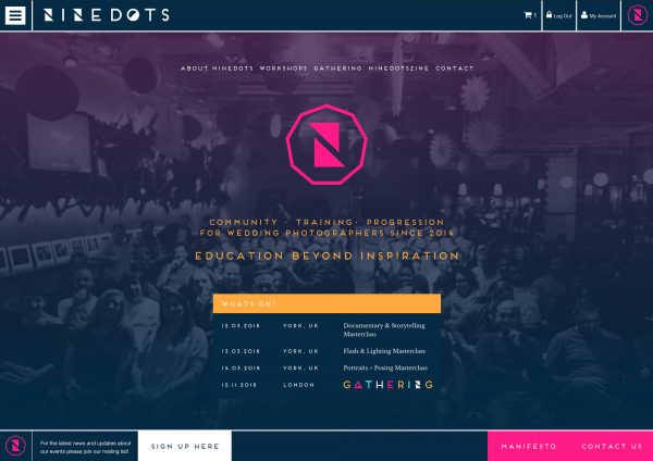 Wedding Photography Training Workshops London Manchester York