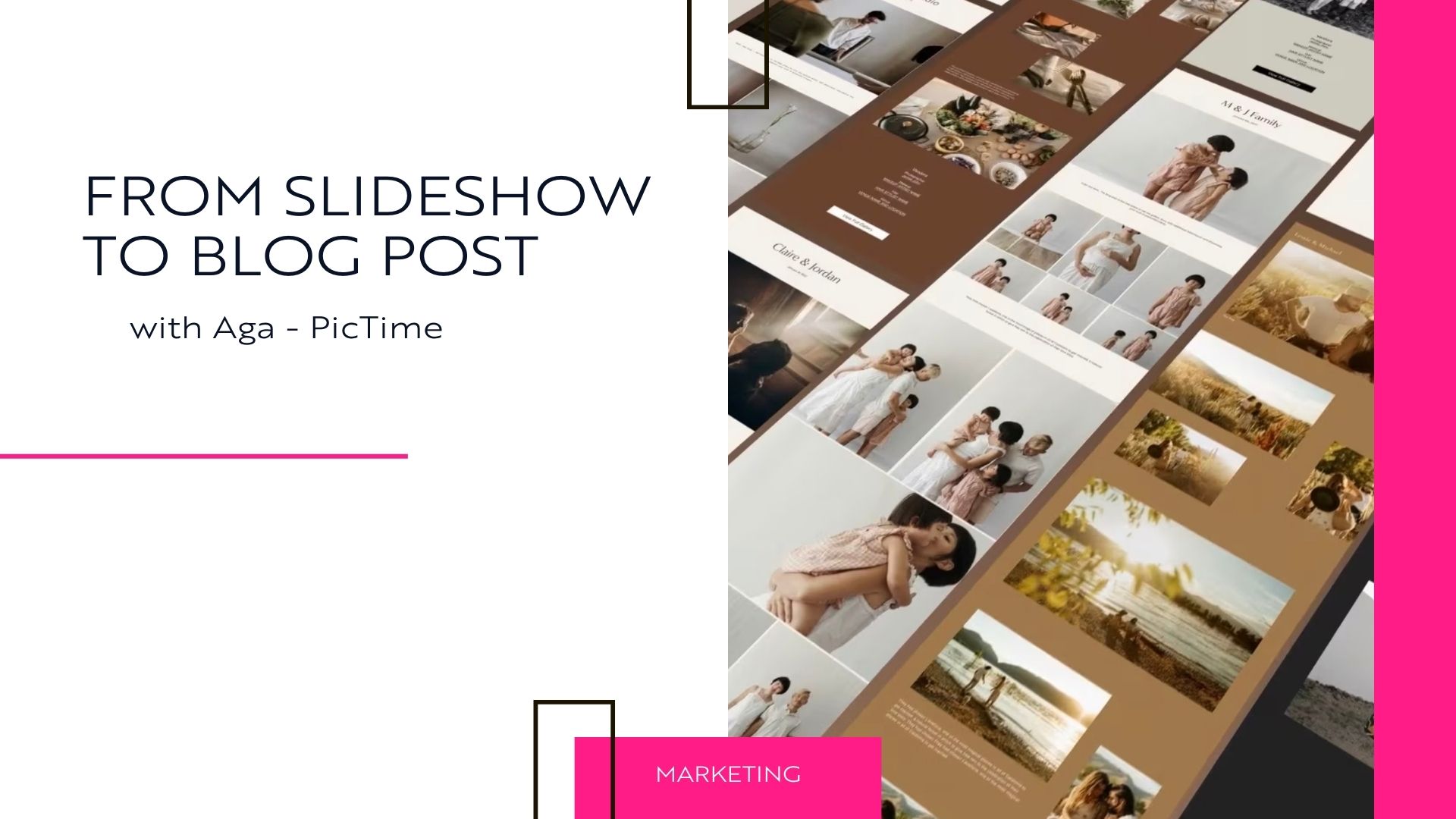 Slideshow Blog From Slideshow selection to Blog Post - and everything in between ...