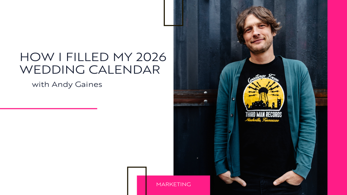 How I Filled My 2026 Wedding Calendar